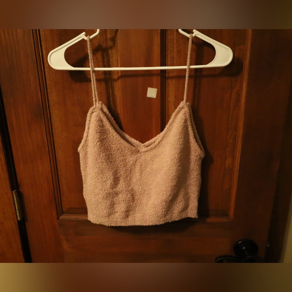Garage Fuzzy Tank Dusty Rose - Large